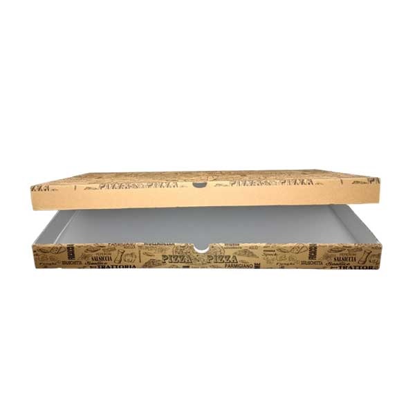 Scatola Pizza 34×56 Avana h. 4 cm con chiusura Americana - Cesarcart Srls -  Articoli per la casa e l'ufficio